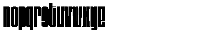 Bunke Black Font LOWERCASE