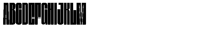 Bunke Extra Bold Font UPPERCASE