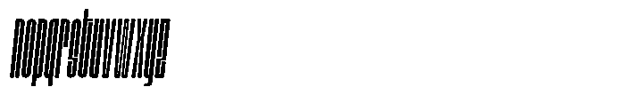 Bunke Extra Light Italic Font LOWERCASE