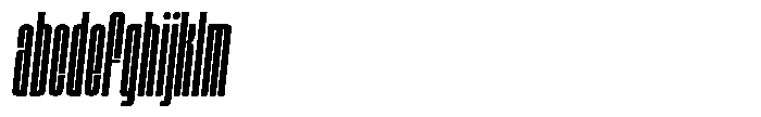 Bunke Italic FONT
