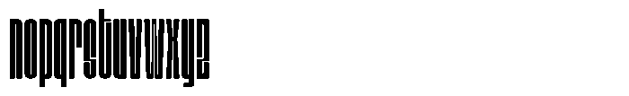 Bunke Regular Font LOWERCASE