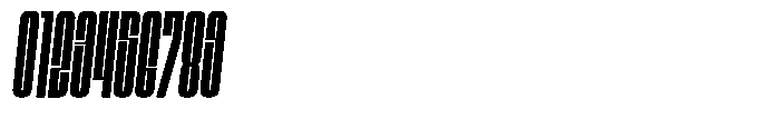 Bunke Semi Bold Italic Font OTHER CHARS