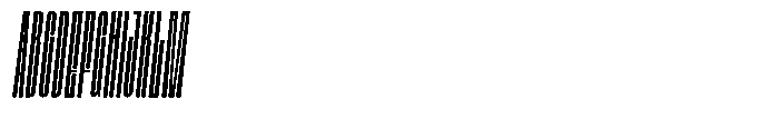 Bunke Thin Italic Font UPPERCASE