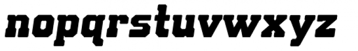 Bunkhouse Italic Font LOWERCASE