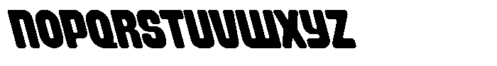 Bunko Oblique Font UPPERCASE