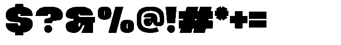 Bunko Font OTHER CHARS