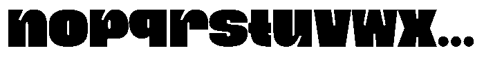 Bunko Font LOWERCASE
