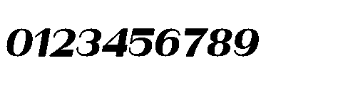 Bunnathikarn Extra Bold Italic Font OTHER CHARS
