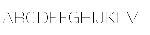 Bunnathikarn Extra Light Font UPPERCASE