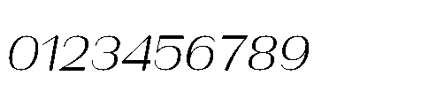 Bunnathikarn Italic Font OTHER CHARS