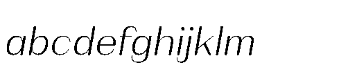 Bunnathikarn Italic FONT