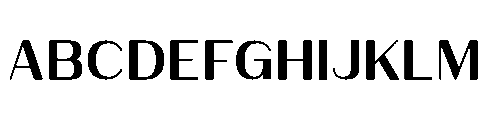 Bunnathikarn Loopless Bold Font UPPERCASE