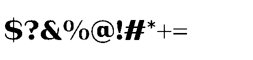 Bunnathikarn Loopless Extra Bold Font OTHER CHARS
