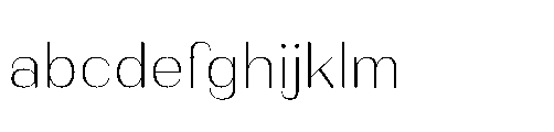 Bunnathikarn Loopless Light FONT