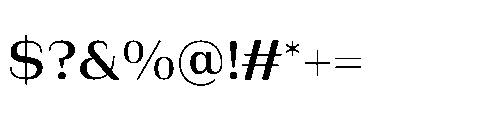 Bunnathikarn Loopless Semi Bold Font OTHER CHARS