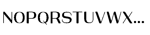 Bunnathikarn Loopless Semi Bold Font UPPERCASE