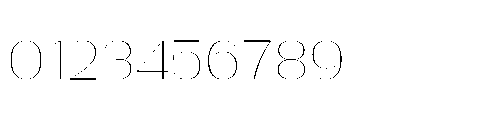 Bunnathikarn Loopless Thin Font OTHER CHARS