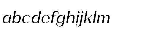 Bunnathikarn Medium Italic FONT