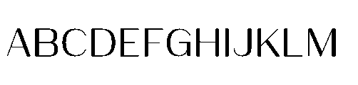 Bunnathikarn Medium Font UPPERCASE