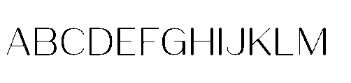 Bunnathikarn Regular Font UPPERCASE