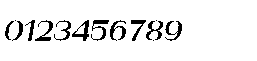 Bunnathikarn Semi Bold Italic Font OTHER CHARS