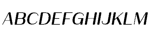 Bunnathikarn Semi Bold Italic Font UPPERCASE