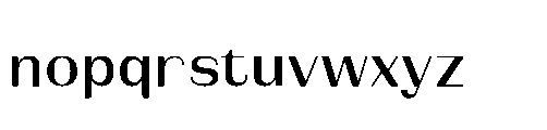 Bunnathikarn Semi Bold Font LOWERCASE