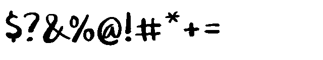 Bunny Carroty Font OTHER CHARS