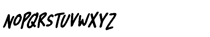 Bunny Chow Italic Font LOWERCASE