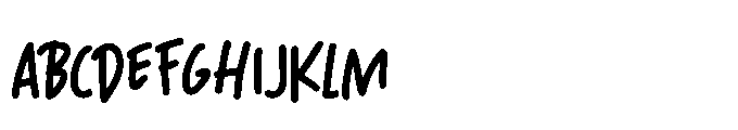 Bunny Chow Regular Font UPPERCASE