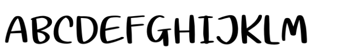 Bunnynote Font UPPERCASE