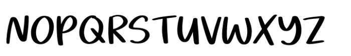 Bunnynote Font UPPERCASE