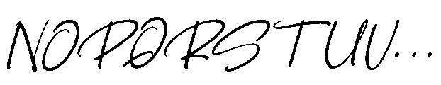 Buntic Regal Italic Font UPPERCASE