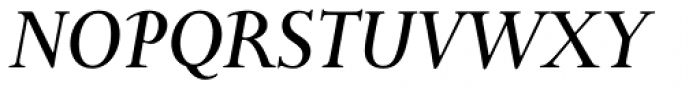 Bunyan Pro Medium Italic Font UPPERCASE