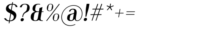 Burdigala Sans Bold Italic Font OTHER CHARS