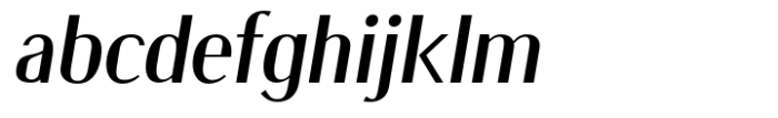 Burdigala Sans Bold Italic Font LOWERCASE