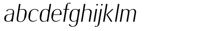 Burdigala Sans Light Italic Font LOWERCASE