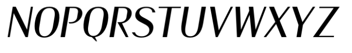 Burdigala Sans Semi Bold Italic Font UPPERCASE