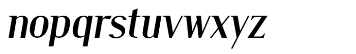 Burdigala Semi Serif Bold Italic Font LOWERCASE