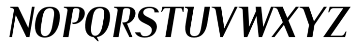 Burdigala Semi Serif Extra Bold Italic Font UPPERCASE