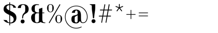 Burdigala Semi Serif Extra Bold Font OTHER CHARS