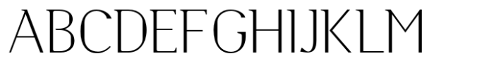 Burdigala Semi Serif Extra Light Font UPPERCASE