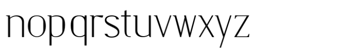 Burdigala Semi Serif Extra Light Font LOWERCASE