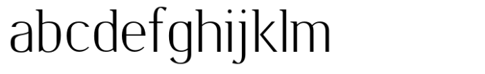 Burdigala Semi Serif Light Font LOWERCASE