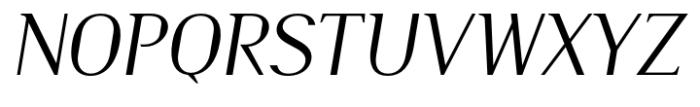 Burdigala Semi Serif Regular Italic Font UPPERCASE