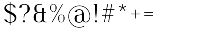 Burdigala Semi Serif Regular Font OTHER CHARS