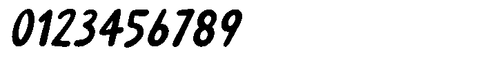 Burdock Italic Font OTHER CHARS