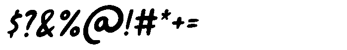 Burdock Italic Font OTHER CHARS