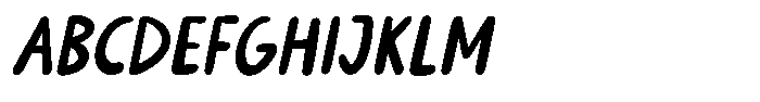 Burdock Italic Font UPPERCASE