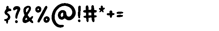 Burdock Regular Font OTHER CHARS